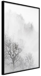 Inramad Poster / Tavla - Zero Visibility - 20x30 Guldram med passepartout