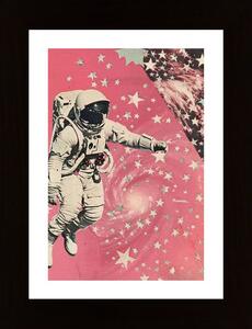 Spaceman Star Collage Poster