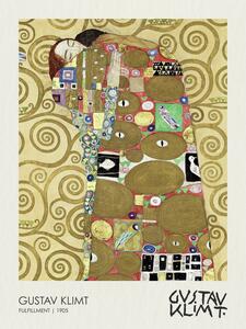 Bildreproduktion Fulfillment (Lovers) 1905, Gustav Klimt