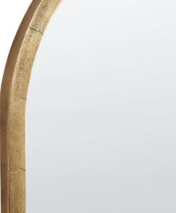 Dekorativ Väggspegel Guld Aluminium 80 x 60 cm Glamourös Stil Hemtillbehör Vardagsrum Sovrum Matsal Beliani