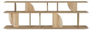 Ethnicraft - Geometric Console - Oak 210 x 35 x 67 - Hyllor & Hyllsystem - Alain Van Havre - Träfärgad - Trä