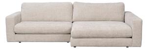 DUNCAN soffa 3-sits schäslong höger ljusgrå