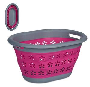 Vikbar tvättkorg 17 l