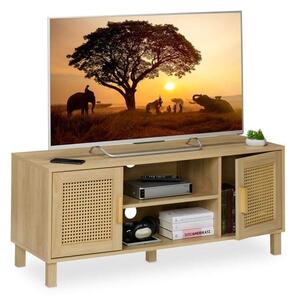 TV-bänk i rattan-design