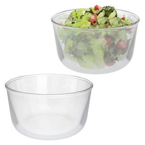 Salladsskålar i glas 2-pack