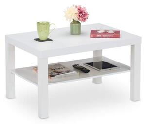 Soffbord 2 hyllor vit