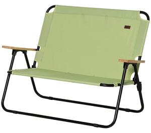 Campingstol 2-sits hopfällbar bärbar trädgårdsstol regissörsstol hopfällbar stol med mugghållare för utomhus picknick vandring m