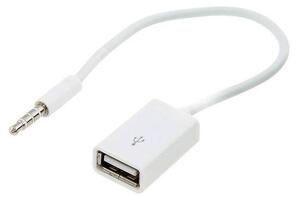 3.5mm Aux Hane till USB Hona Adapterkabel