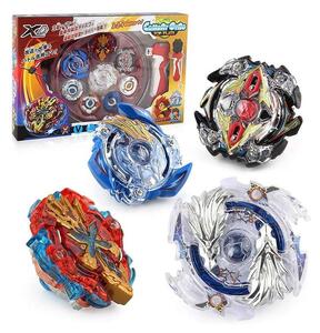 Combat Gyro Top Plate battle set 4-pack - Röd