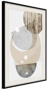 Inramad Poster / Tavla - Bowls Collection - 40x60 Guldram