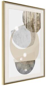Inramad Poster / Tavla - Bowls Collection - 40x60 Svart ram med passepartout