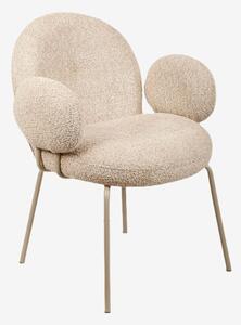 Nordic Furniture Group - Matstol med armstöd Osaka 2-pack - Beige - Karmstolar - Från Homeroom