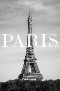 Fotografi Paris Text 2, Pictufy Studio, (26.7 x 40 cm)