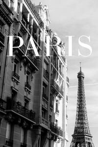 Fotografi Paris Text 3, Pictufy Studio, (26.7 x 40 cm)