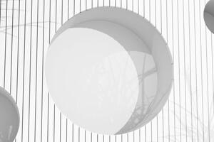Fotografi Abstract modern conceptual monochrome white 3D, Iana Kunitsa