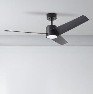ZEVENTI - LED takfläkt ORVIETO LED/18W/230V Wi-Fi Tuya svart + fjärrkontrol