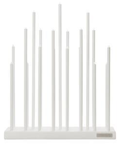 Elflugan adventsljusstake, kritvit 36cm
