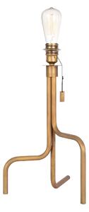 Strapatz bordslampa, råmässing 49cm