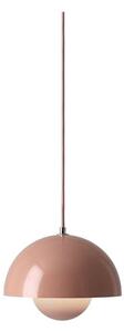 FlowerPot VP1 pendel, beige/röd 23cm