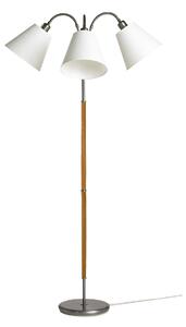 Tullgarn golvlampa trearmad, råjärn/ek 145cm