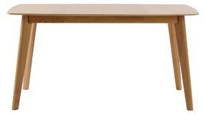 ROWICO Cirrus matbord - lackad ek, med fjärilsförlängningsplatta