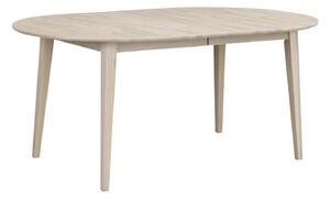 ROWICO Filippa matbord - vitoljad ek, inkl. förlängningsplatta
