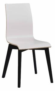 ROWICO Gracy matbordsstol - vit laminat / svart ek