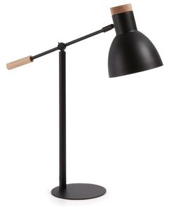 LAFORMA Scarlett bordslampa - svart / naturmetall / trä