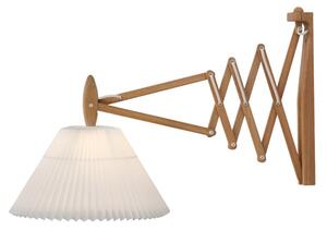 Wall lamp, SAX, smoked oak, incl. shade 2-21