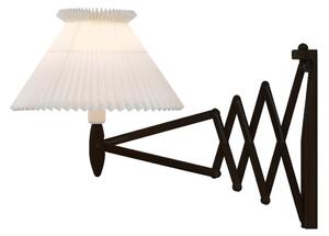 Wall lamp, SAX, black oak, incl shade 6-21