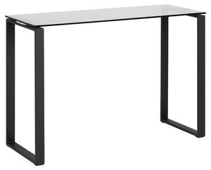 ACT NORDIC Katrine Konsollbord - Rökt / Svart Glas / Metall, Rektangulärt