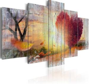 ARTGEIST Bild på hösten - Lovers Autumn, på duk