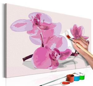 ARTGEIST DIY dukm&aringlning - Orchid Flowers, Orkid&eacutemotiv 60x40