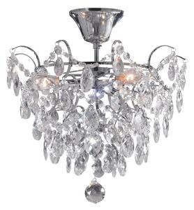Rosendal Kristallplafond Krom 36 cm