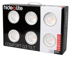 Downlight Comfort G3 Tilt 6-Pack Vit 3000K