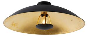 Vintage taklampa svart med guld 60 cm - Emilienne Novo