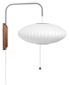 Nelson Saucer Vägglampa Sconce, Off white