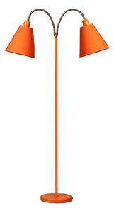 Haga golvlampa tvåarmad, orange 140cm