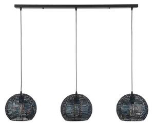 FURBO taklampa, w. 3 sk&aumlrmar - silverj&aumlrn
