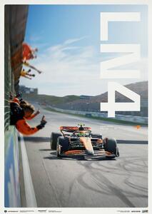 Konsttryck McLaren Formula 1 Team - Lando Norris - Zandvoort 2024 Victory