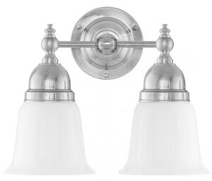 Bergman Vägglampa, förnicklad mässing