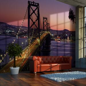 ARTGEIST Fototapet av afton i San Francisco