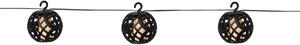 Solcellsslinga Flame 8cm, Black