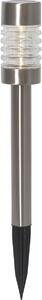Solcellspollare Terni 42cm, Silver