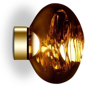 Melt Surface LED Plafond guld Mini