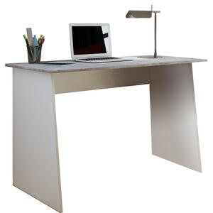 VCM NORDIC Masola Maxi skrivbord - vitt och grått trä