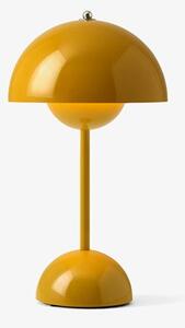 Flowerpot Portabel bordslampa VP9, Mustard, magnetisk laddare 33cm