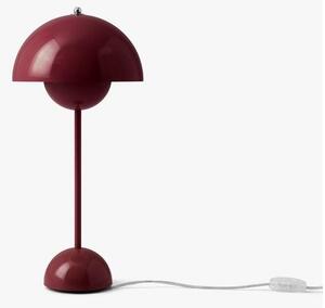 Flowerpot Bordslampa VP3, Dark Plum 50cm