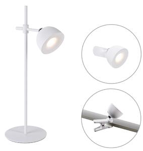 Modern bordslampa vit uppladdningsbar - Moxie