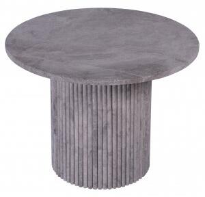 Pegani runt matbord i gråbeige marmor - 105 cm